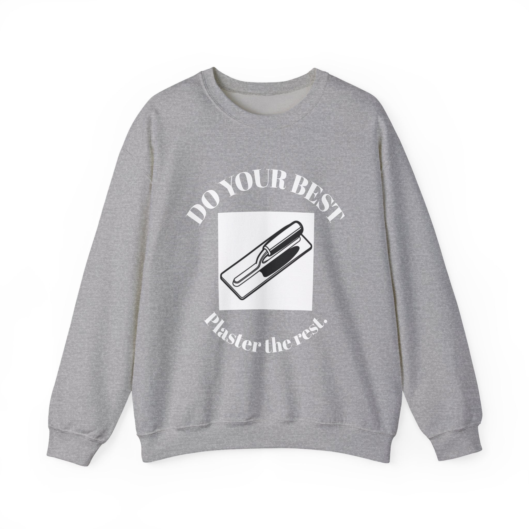 Motivational Crewneck Sweatshirt - "Do Your Best" Graphic