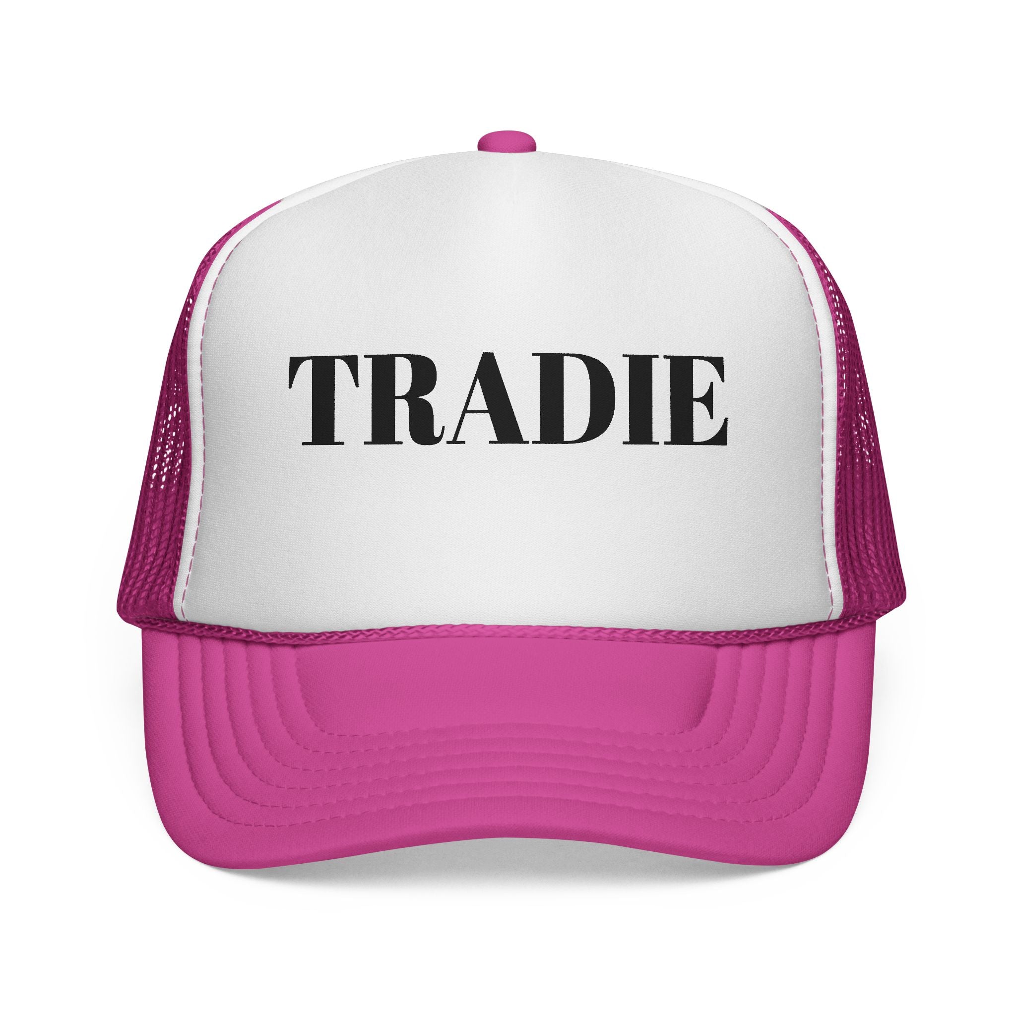 Tradie Trucker Cap - Retro Workwear Mesh Hat
