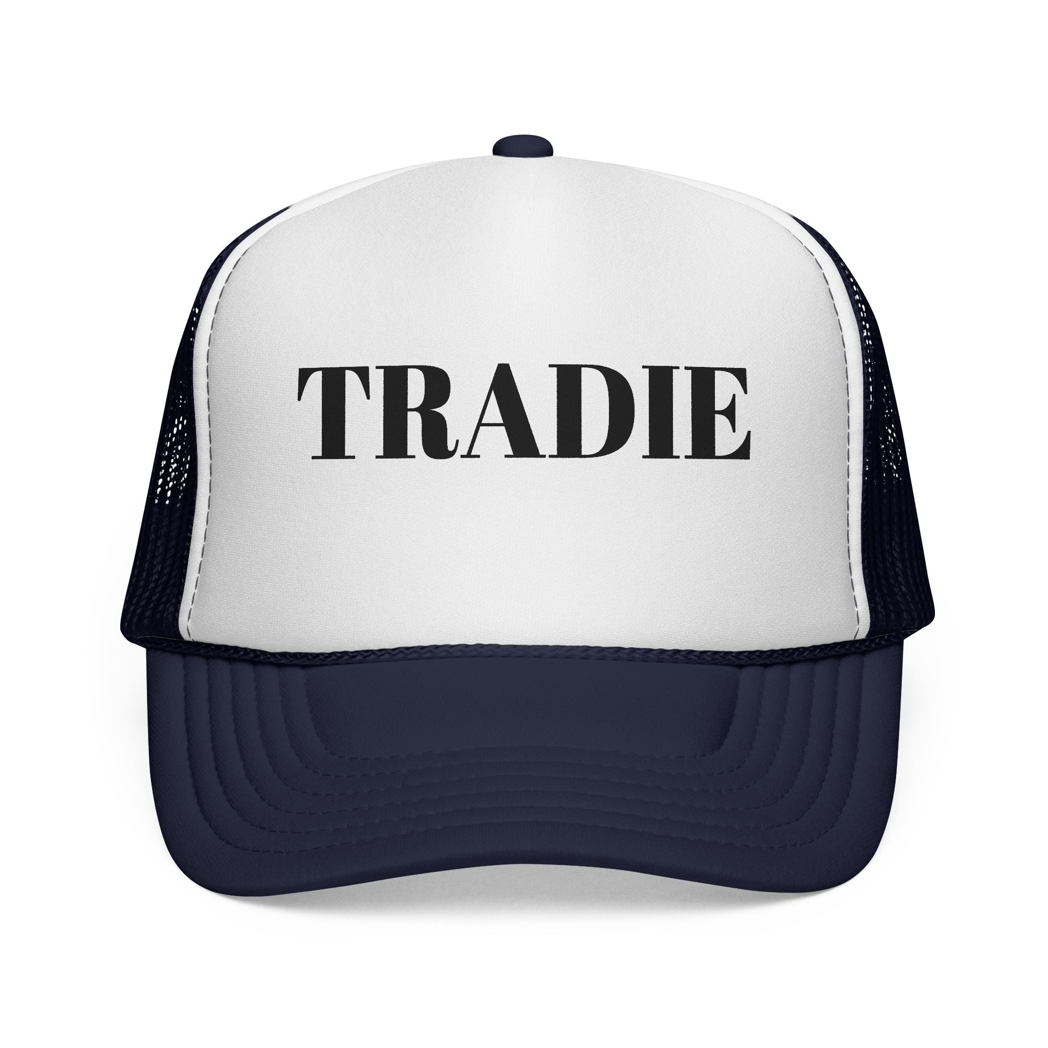 Tradie Trucker Cap - Retro Workwear Mesh Hat
