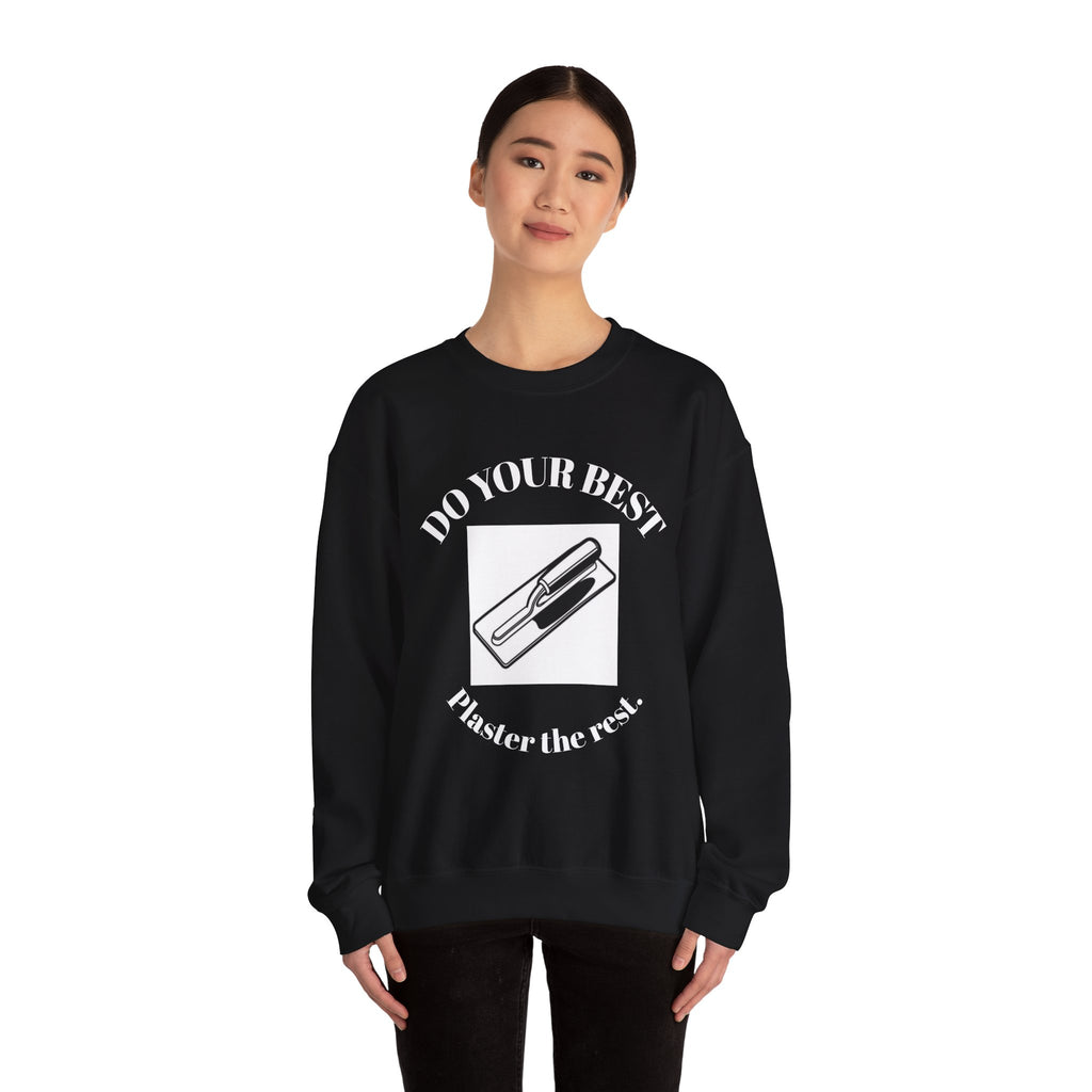 Motivational Crewneck Sweatshirt - "Do Your Best" Graphic