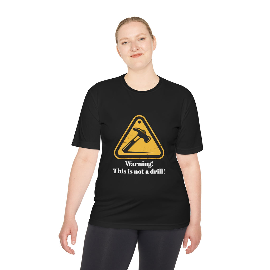 Hammer Warning Unisex Moisture Wicking Tee