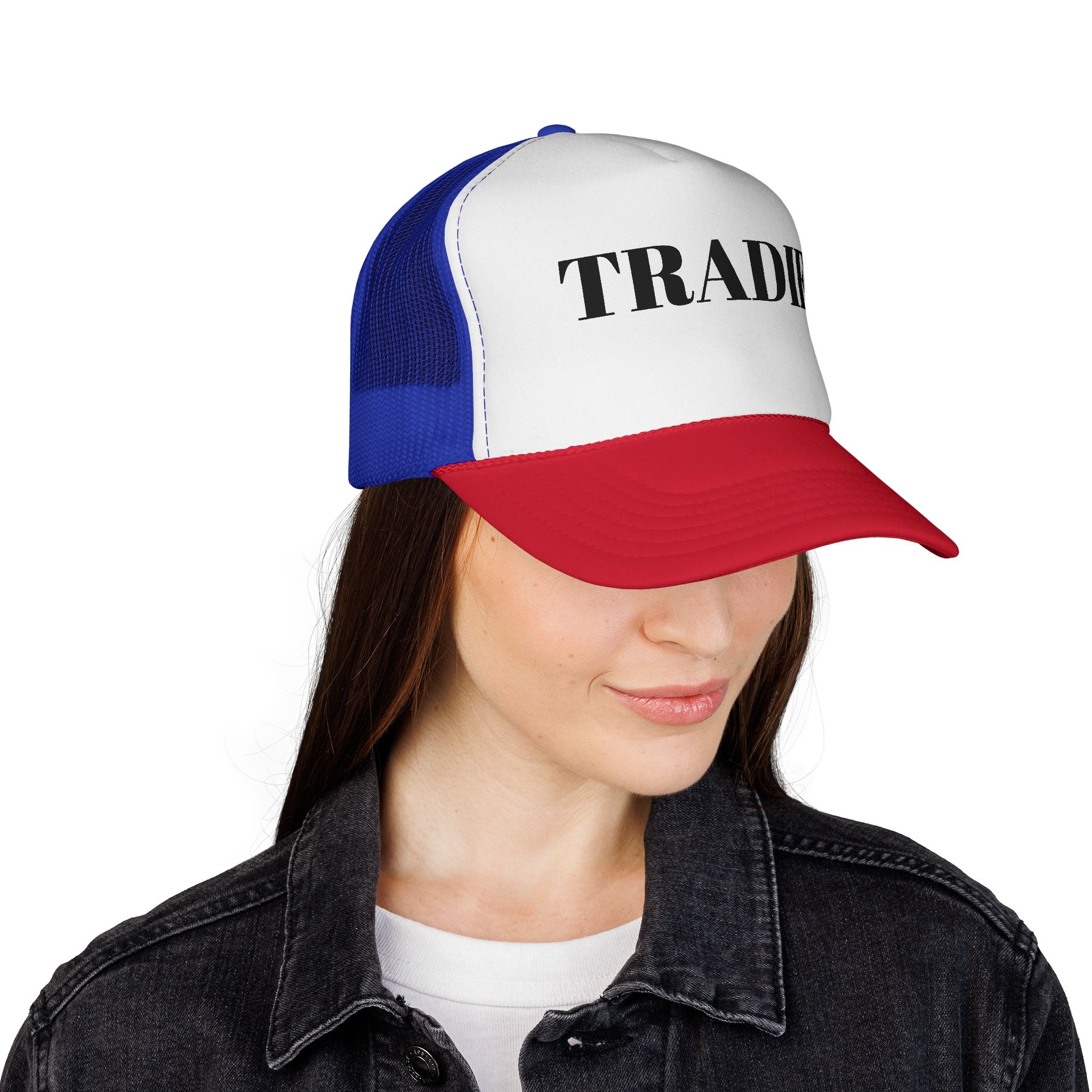 Tradie Trucker Cap - Retro Workwear Mesh Hat