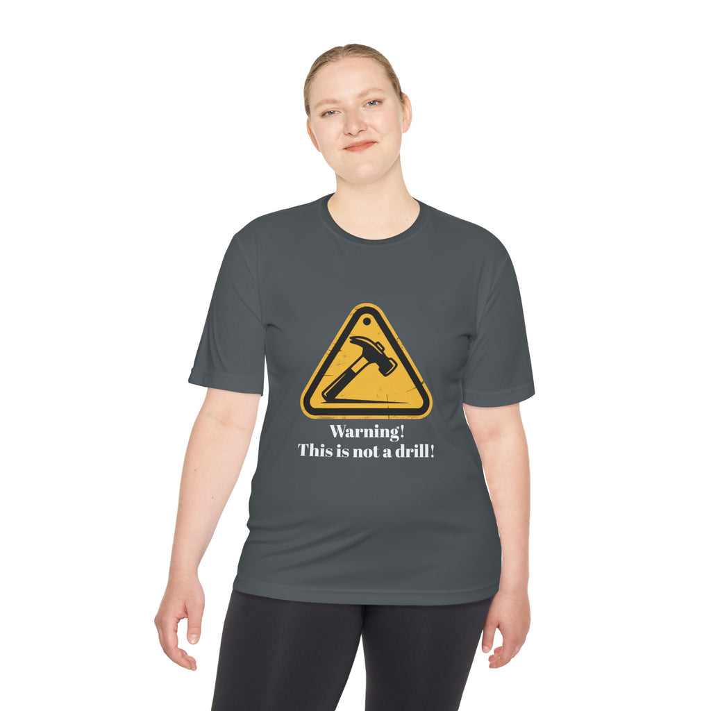 Hammer Warning Unisex Moisture Wicking Tee