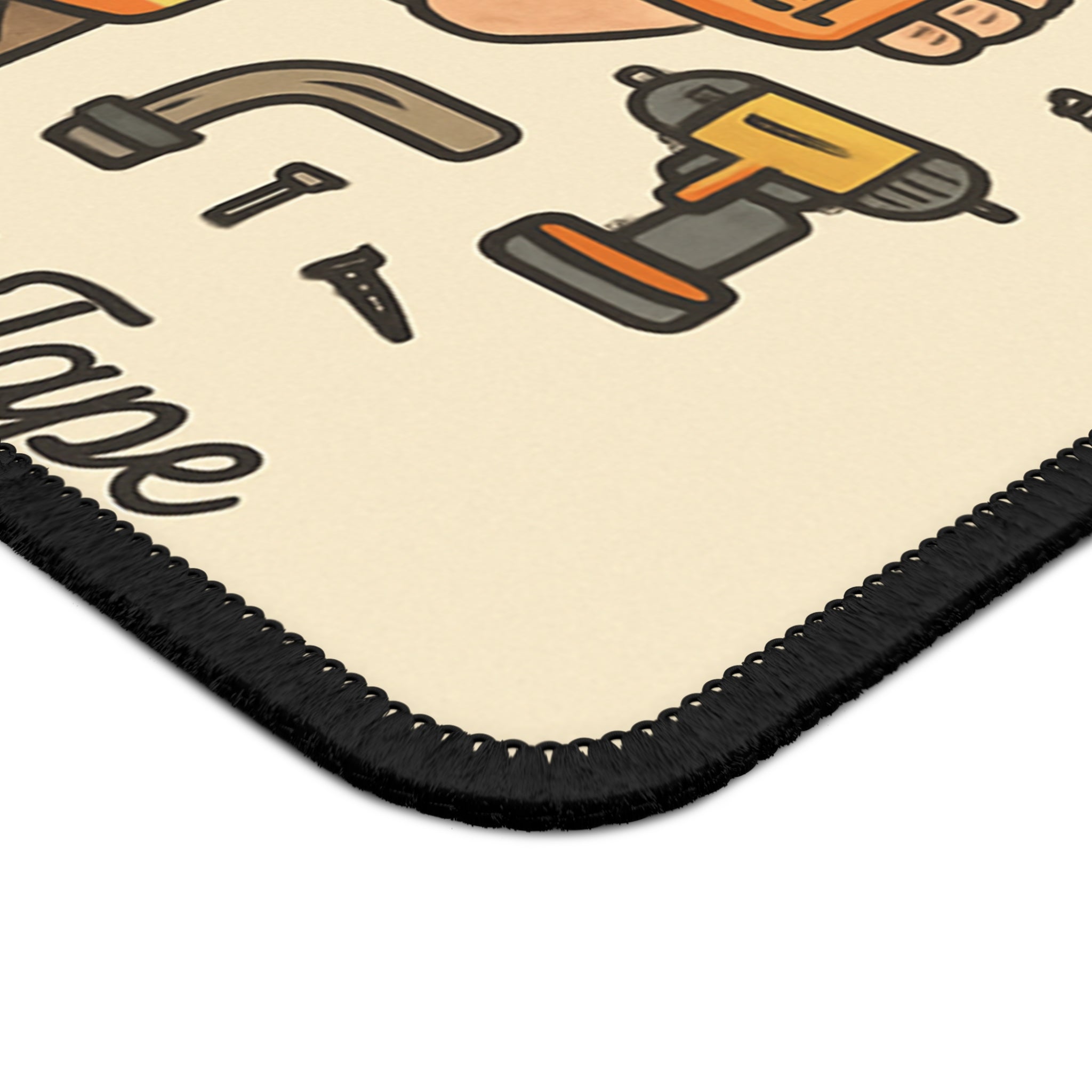 I Fix Things Gaming Mouse Pad — Funny Handyman Design 'Sometimes with Duct Tape'