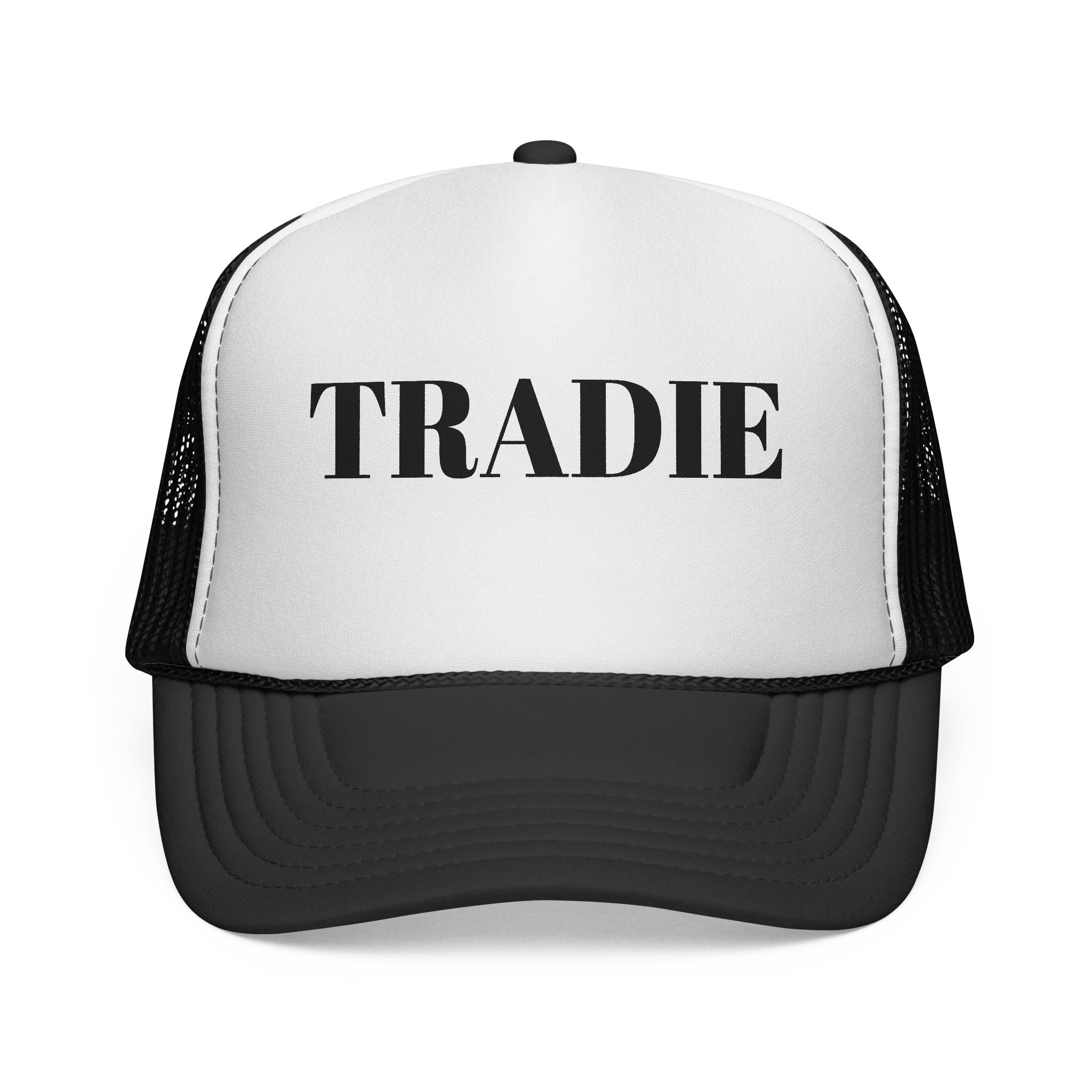 Tradie Trucker Cap - Retro Workwear Mesh Hat